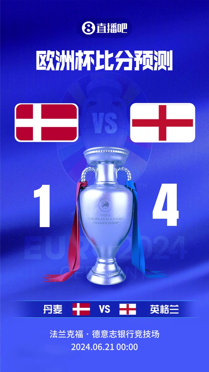 欧洲杯丹麦vs英格兰截图比分预测